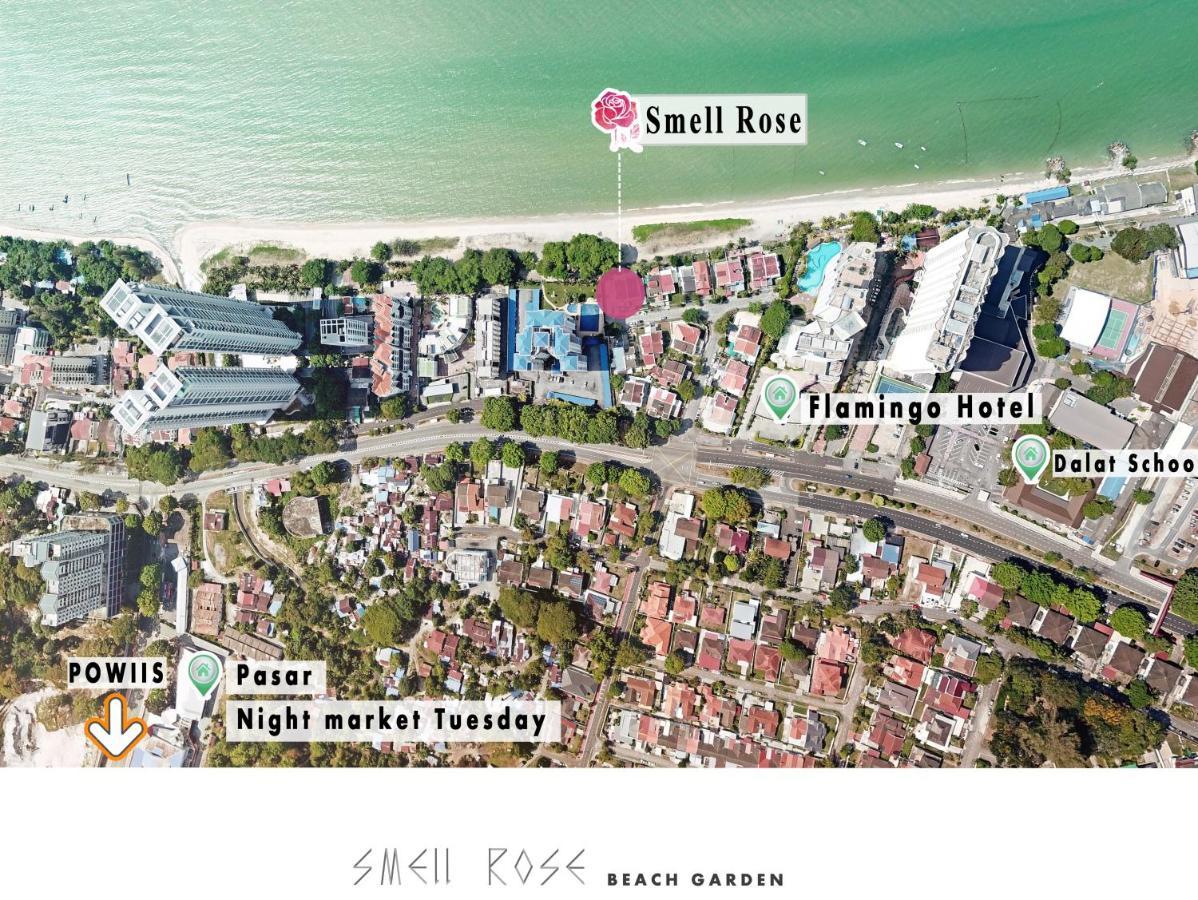 Smell rose beach garden Batu Feringgi Exteriör bild